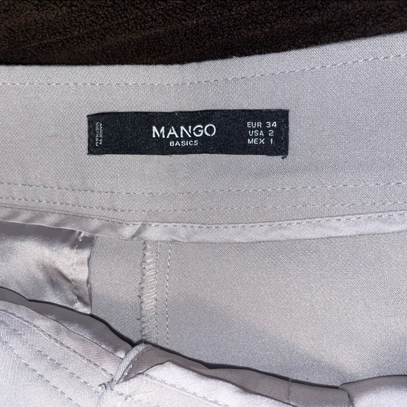 ***SOLD*** Mango Wide Leg (Lilac/Grey Coloured) Trousers - Picture 6 of 8